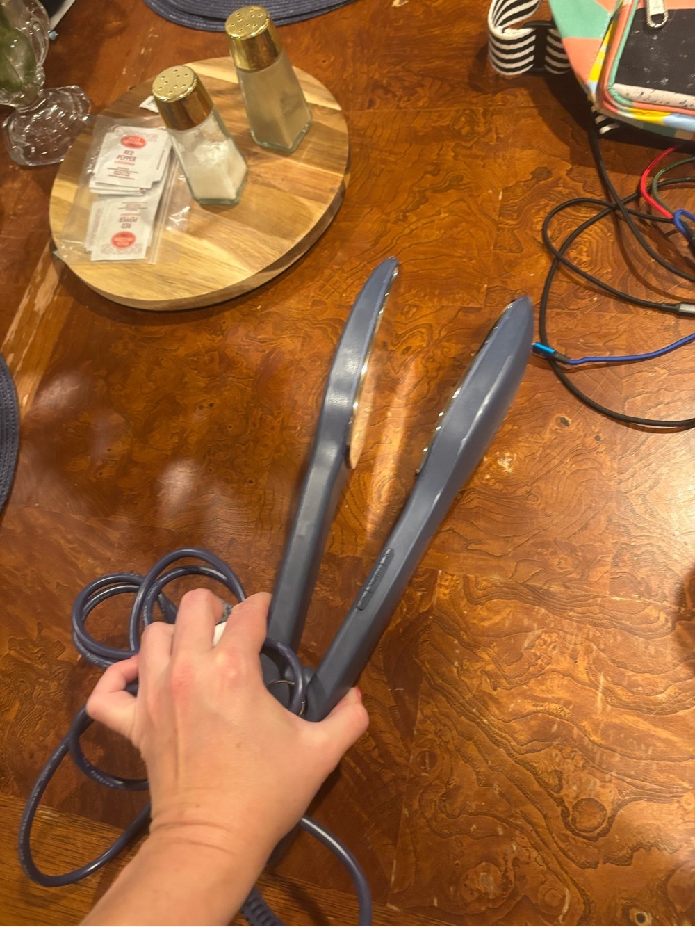 Nori Travel Iron/Steamer - Blue